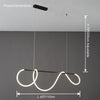 WOMO Rope Led Linear Brass Chandelier-WM2059a thumbnail
