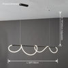 WOMO Rope Led Linear Brass Chandelier-WM2059a thumbnail