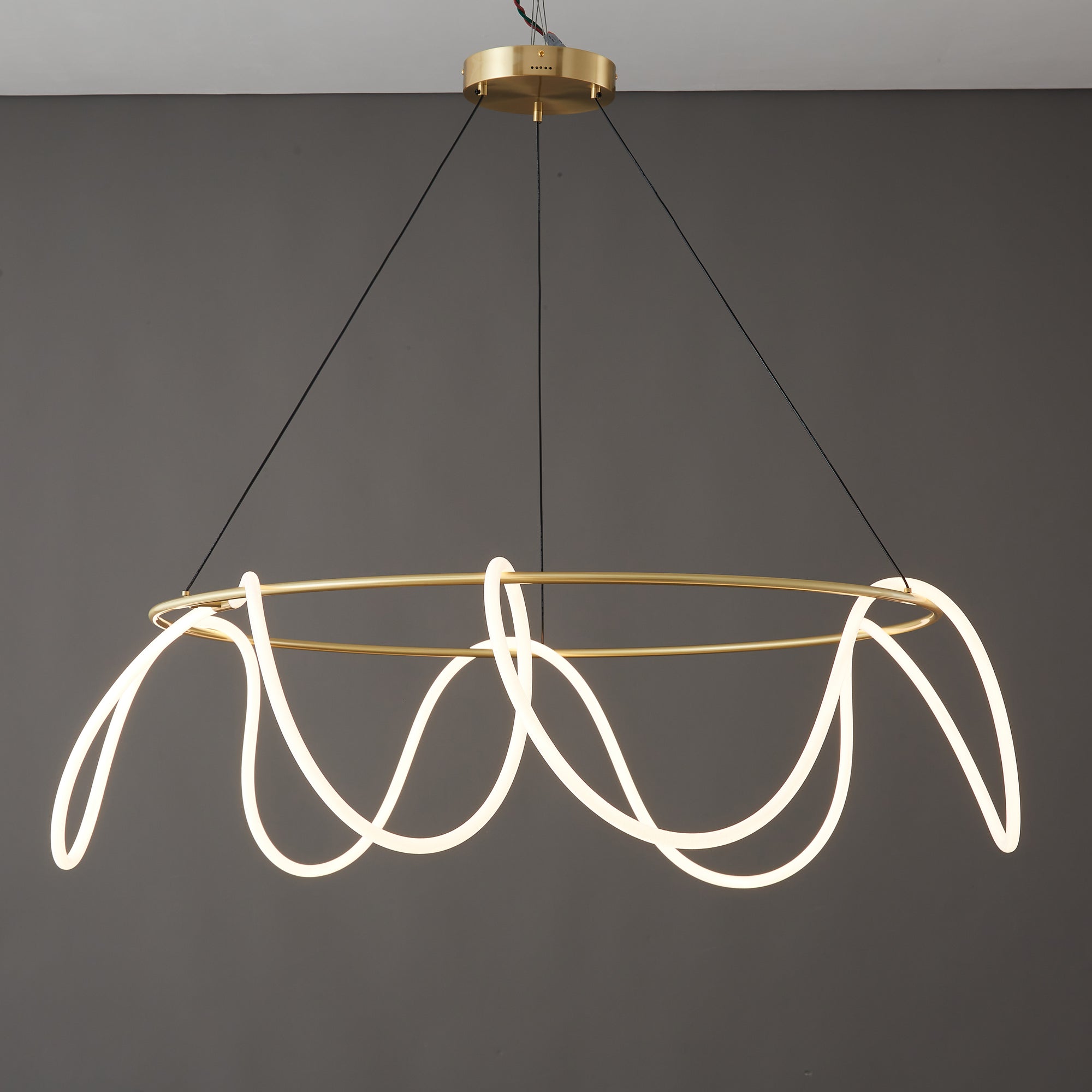 WOMO Rope Led Round Chandelier-WM2059b