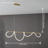 WOMO Rope Led Linear Brass Chandelier-WM2059a thumbnail