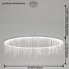 WOMO Fringe Round Chandelier-WM2062a thumbnail