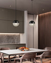 WOMO Prismatic/Milk Glass Globe Pendant Light-WM2065 thumbnail