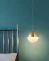 WOMO Prismatic/Milk Glass Globe Pendant Light-WM2065 thumbnail