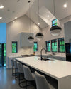 WOMO Prismatic/Milk Glass Globe Pendant Light-WM2065 thumbnail