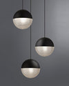 WOMO Prismatic/Milk Glass Globe Pendant Light-WM2065 thumbnail
