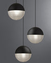 WOMO Prismatic/Milk Glass Globe Pendant Light-WM2065 thumbnail