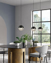 WOMO Prismatic/Milk Glass Globe Pendant Light-WM2065 thumbnail