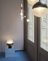 WOMO Prismatic/Milk Glass Globe Pendant Light-WM2065 thumbnail