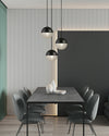 WOMO Prismatic/Milk Glass Globe Pendant Light-WM2065 thumbnail