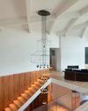 WOMO Wire Tiered Sculptural Chandelier-WM2066 thumbnail