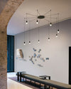 WOMO Wire Tiered Sculptural Chandelier-WM2066 thumbnail