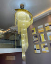 WOMO Spiral Tassel Foyer Chandelier-WM2067 thumbnail