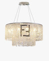 WOMO 2 Tier Round Crystal Chandelier-WM2071a thumbnail