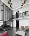 WOMO Long Steel Sculptural Chandelier-WM2076 thumbnail