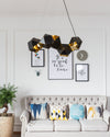 WOMO Long Steel Sculptural Chandelier-WM2076 thumbnail