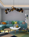 WOMO Long Steel Sculptural Chandelier-WM2076 thumbnail