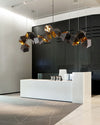 WOMO Long Steel Sculptural Chandelier-WM2076 thumbnail