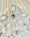 WOMO Gypsophila Bouquet Crystal Flower Chandelier-WM2077 thumbnail