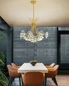 WOMO Gypsophila Bouquet Crystal Flower Chandelier-WM2077 thumbnail