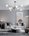 WOMO Milk Glass Globe Chandelier-WM2081 thumbnail