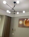 WOMO Milk Glass Globe Chandelier-WM2081 thumbnail
