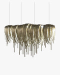 WOMO Fringe Linear Chandelier-WM2089