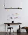 WOMO Linear Glass Globe Chandelier-WM2090 thumbnail