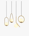 WOMO Glass Globe Pendant Light-WM2097 thumbnail