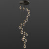 WOMO Rock Crystal Rain Chandelier-WM2189 thumbnail