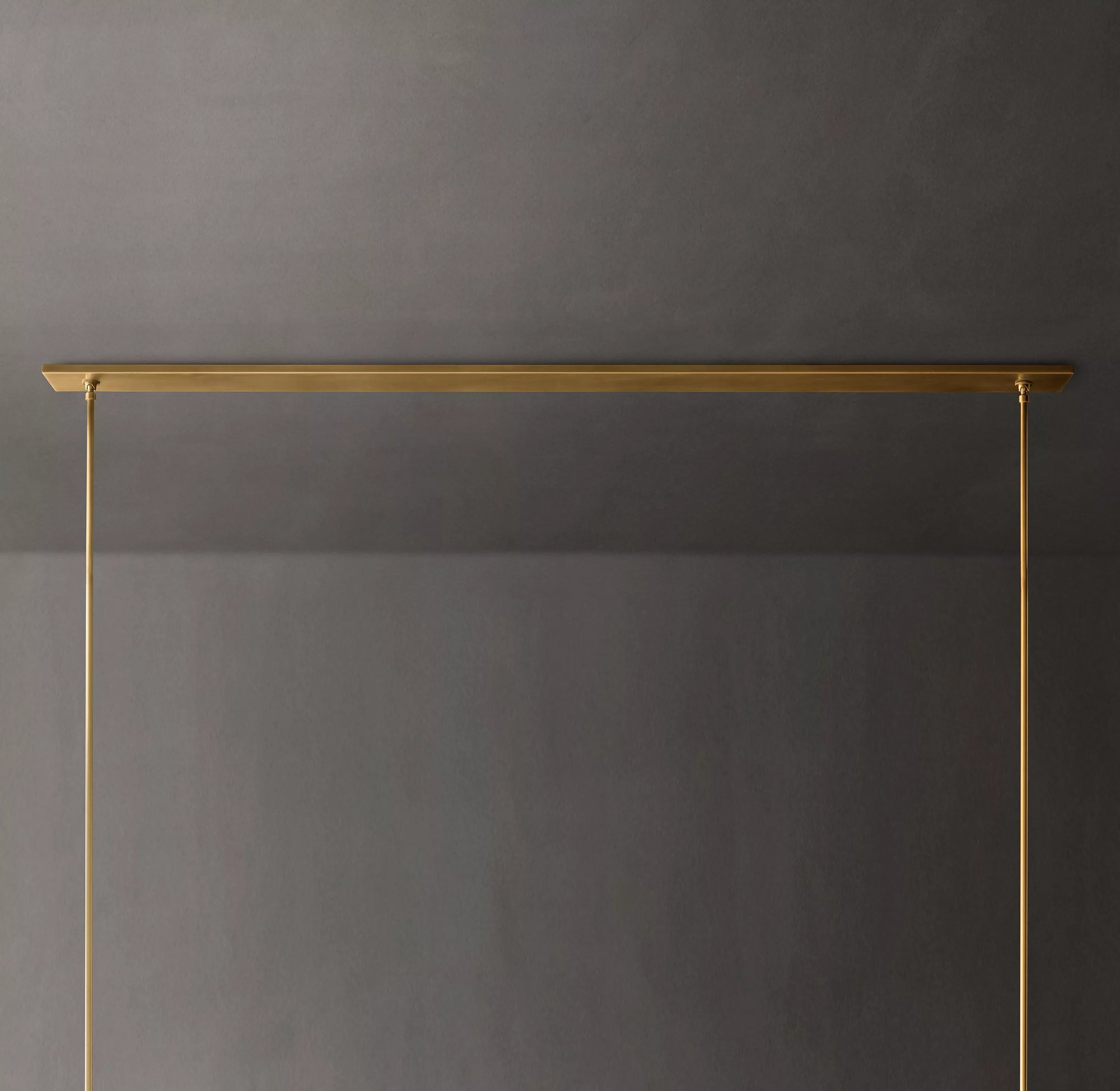 WOMO Cylindrical Milk Glass Linear Chandelier - Ravelle