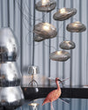 WOMO Cloud Blown Glass Pendant Light-WM2101 thumbnail