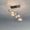 WOMO Cascading Blown Glass Pendant Chandelier-WM2101b thumbnail
