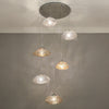 WOMO Cascading Blown Glass Pendant Chandelier-WM2101b thumbnail