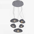 WOMO Cascading Blown Glass Pendant Chandelier-WM2101b