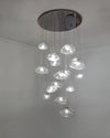 WOMO Cascading Blown Glass Pendant Chandelier-WM2101b thumbnail