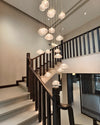 WOMO Cascading Blown Glass Pendant Chandelier-WM2101b thumbnail