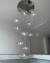 WOMO Cascading Blown Glass Pendant Chandelier-WM2101b thumbnail