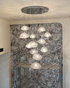 WOMO Cascading Blown Glass Pendant Chandelier-WM2101b thumbnail