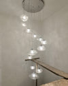 WOMO Cascading Blown Glass Pendant Chandelier-WM2101b thumbnail