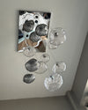 WOMO Cascading Blown Glass Pendant Chandelier-WM2101b thumbnail