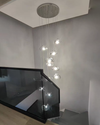 WOMO Cascading Blown Glass Pendant Chandelier-WM2101b thumbnail