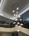 WOMO Cascading Blown Glass Pendant Chandelier-WM2101b thumbnail