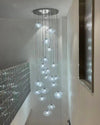 WOMO Cascading Blown Glass Pendant Chandelier-WM2101b thumbnail