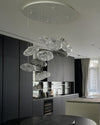 WOMO Cascading Blown Glass Pendant Chandelier-WM2101b thumbnail