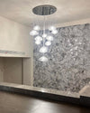 WOMO Cascading Blown Glass Pendant Chandelier-WM2101b thumbnail