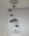 WOMO Cascading Blown Glass Pendant Chandelier-WM2101b thumbnail