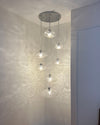 WOMO Cascading Blown Glass Pendant Chandelier-WM2101b thumbnail