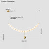 WOMO String Pearl Chandelier-WM2102 thumbnail