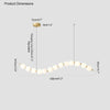 WOMO String Pearl Chandelier-WM2102 thumbnail