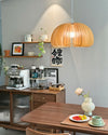 WOMO Pumpkin Wood Pendant Light-WM2105 thumbnail